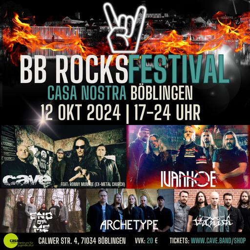BB Rocks Festival Böblingen - Ticket 12.10.2024